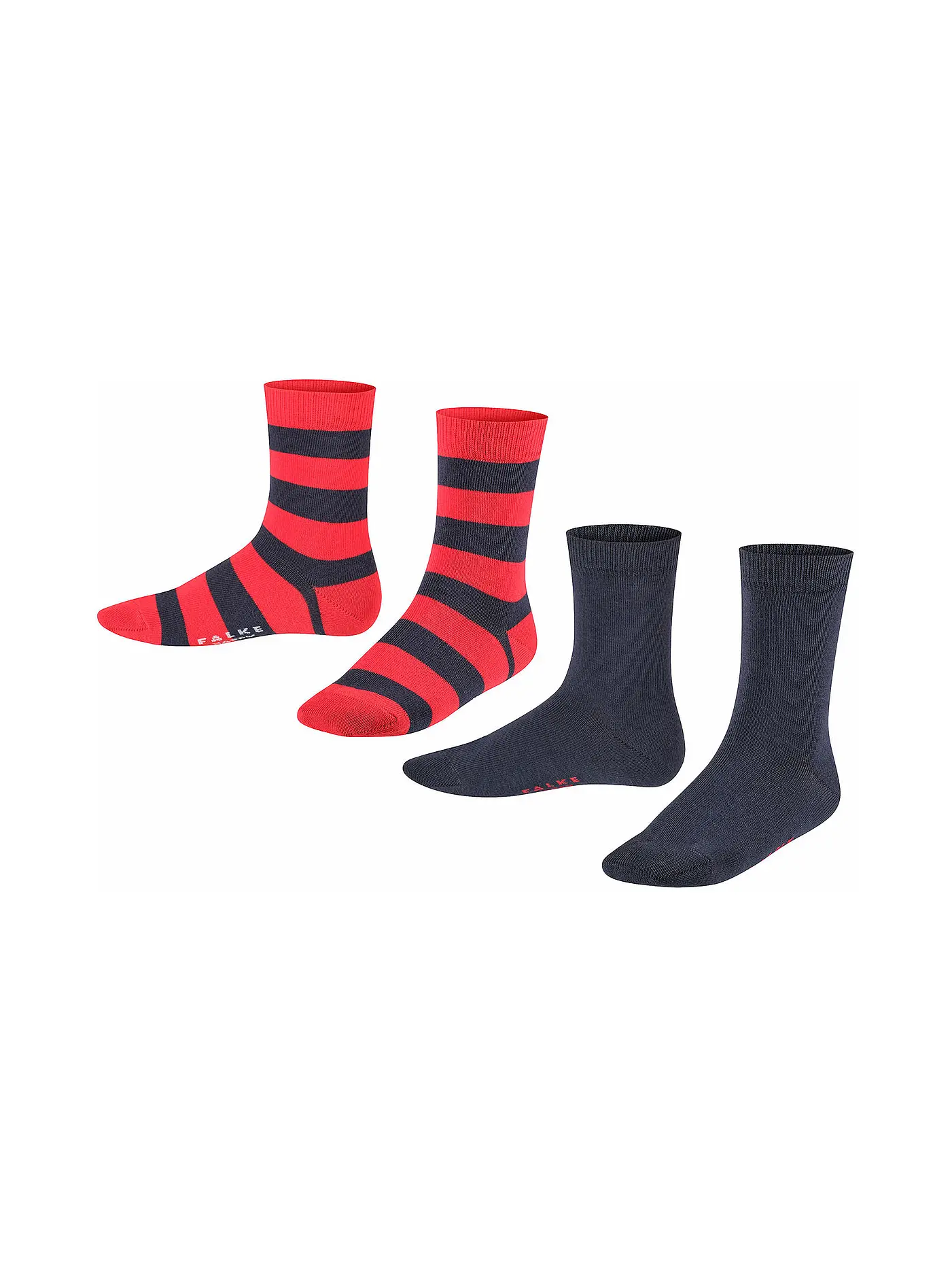 FALKE | Kinder Socken Happy Stripe 2er Pkg marine | 